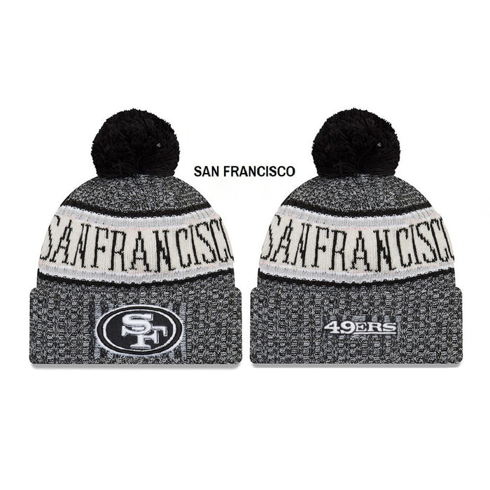 Wholesale Plush wool hat rugby team stretch knitted hat sports hat beanie