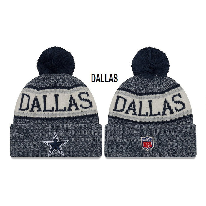 Wholesale Plush wool hat rugby team stretch knitted hat sports hat beanie