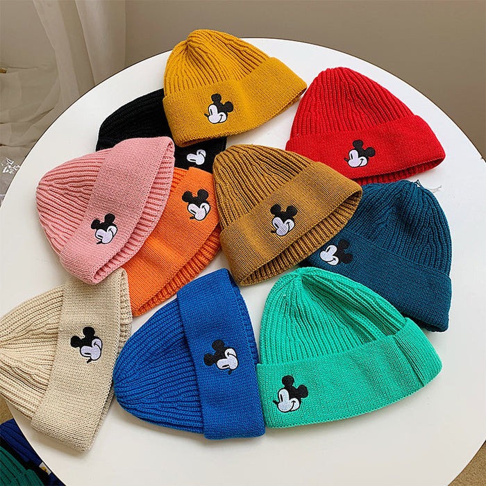 Wholesale Embroidery Cartoon Acrylic Knitted Children's Wool Hat JDC-FH-Kamie004