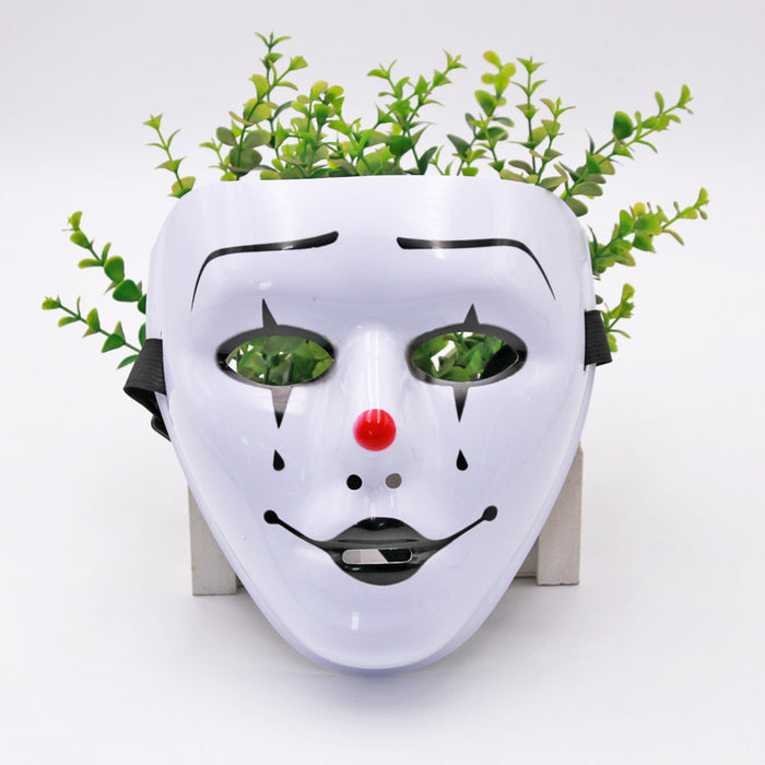 Wholesale Mask Painted Street Dance Mask Men and Women Full Face Hip Hop Mask Dancer Ghost Face Revenge Prom Dress Up
