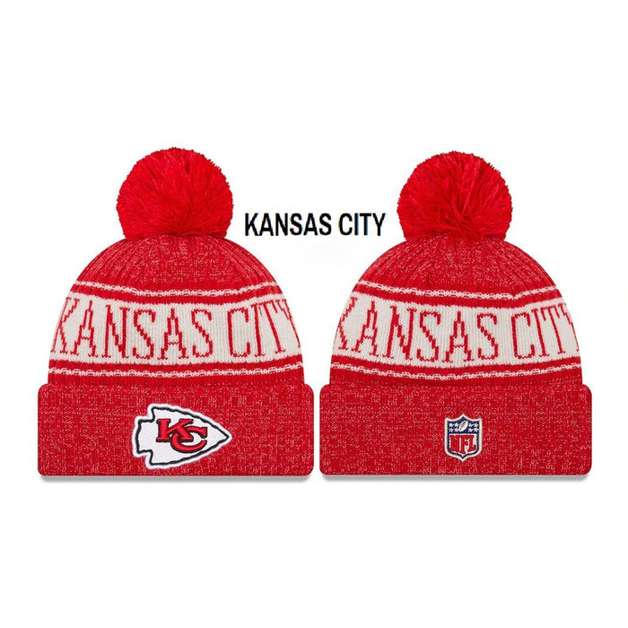 Wholesale Plush wool hat rugby team stretch knitted hat sports hat beanie