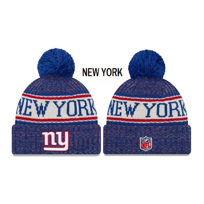 Wholesale Plush wool hat rugby team stretch knitted hat sports hat beanie