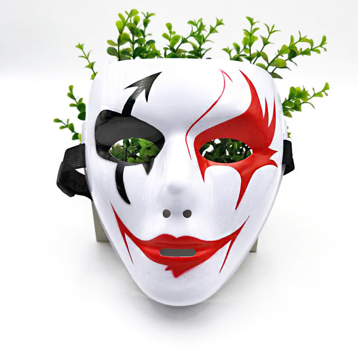 Wholesale Mask Painted Street Dance Mask Men and Women Full Face Hip Hop Mask Dancer Ghost Face Revenge Prom Dress Up