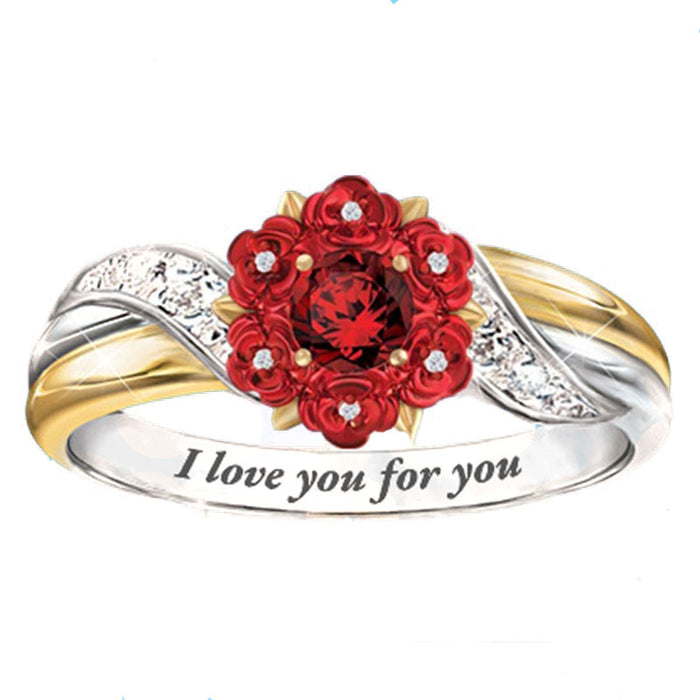 Wholesale Heart shaped ring, rose diamond ring, ring