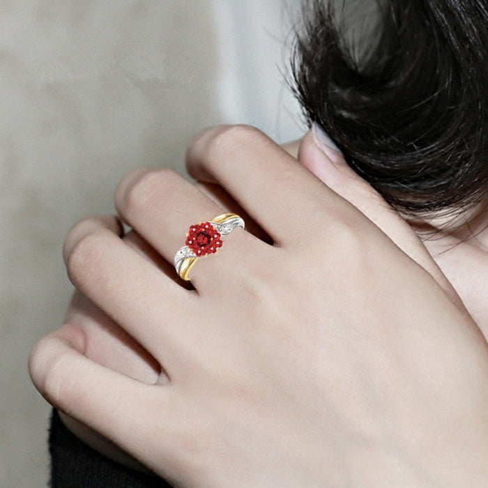 Wholesale Heart shaped ring, rose diamond ring, ring