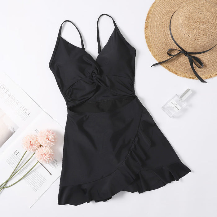 Wholesale Sexy conservative jumpsuit style swimsuit