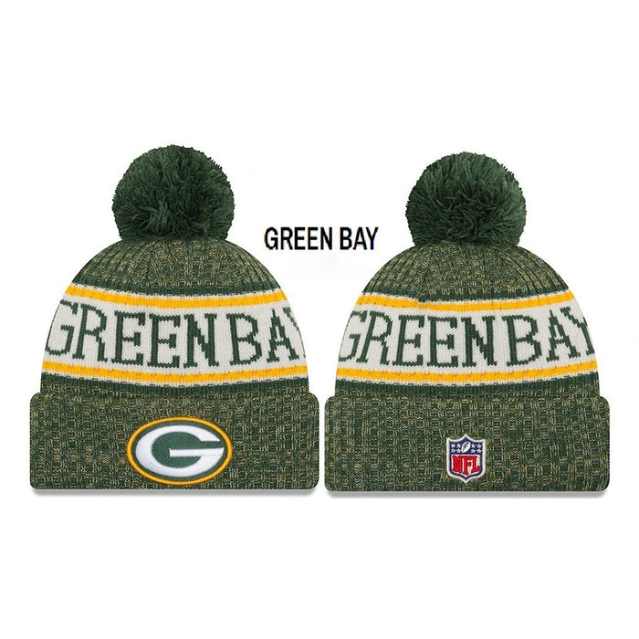 Wholesale Plush wool hat rugby team stretch knitted hat sports hat beanie