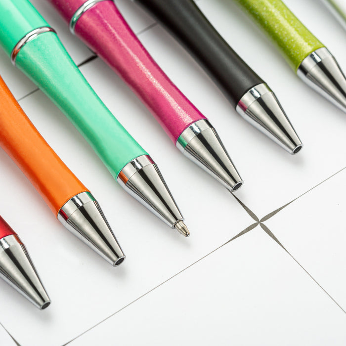 Wholesale Beadable Pens 100pcs Plastic DIY for Beaded Pens JDC-PN-HuaH005