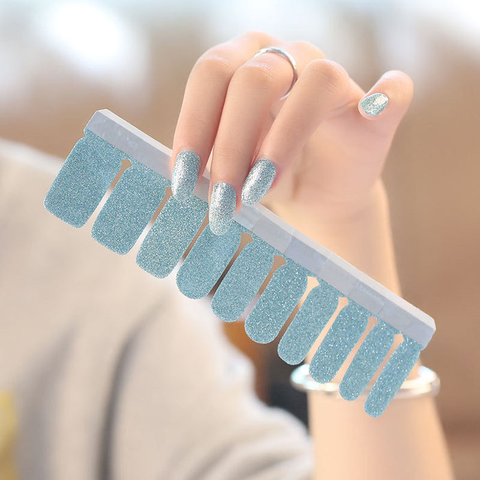 Wholesale 20 nail polish film full UV nail sticker waterproof nail sticker nail polish