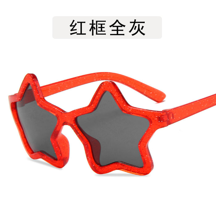 Wholesale New children's cartoon sunglasses, fashionable and personalized decorative sunglasses, cute sunglasses