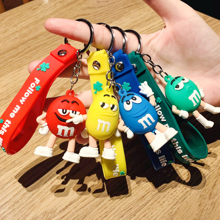 Wholesale Cartoon candy figurine pendant, cartoon keychain, couple style keychain, small gift, men's and women's accessories, backpack hanging accessories