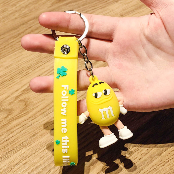 Wholesale Cartoon candy figurine pendant, cartoon keychain, couple style keychain, small gift, men's and women's accessories, backpack hanging accessories