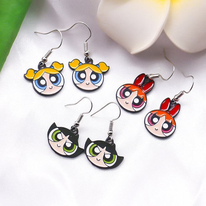 Wholesale Cartoon Children Alloy Earrings JDC-ES-XiuH001