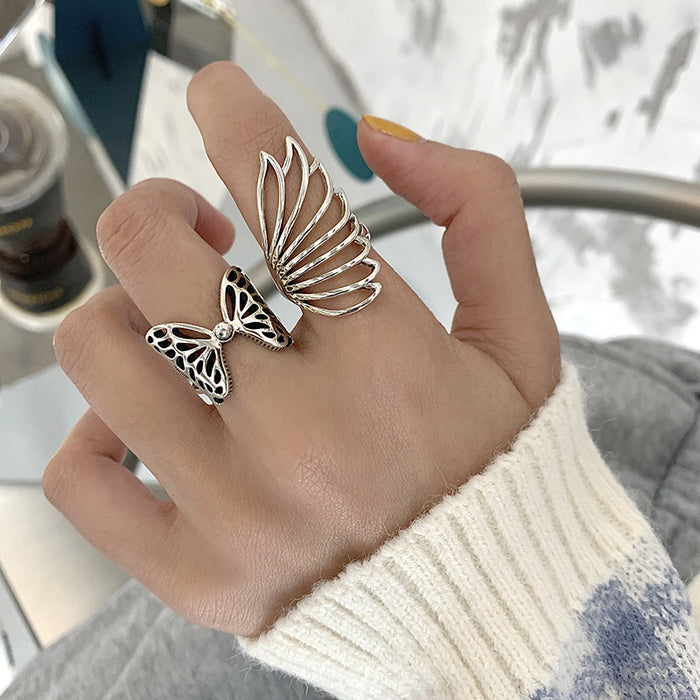Wholesale Wings Butterfly Ring Women's ins Finger Ring
