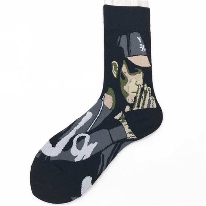 Wholesale Fashion Trend Men's Trendy Casual Cotton Socks JDC-SK-CG019