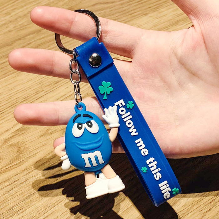 Wholesale Cartoon candy figurine pendant, cartoon keychain, couple style keychain, small gift, men's and women's accessories, backpack hanging accessories