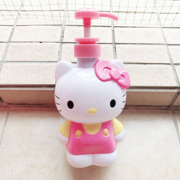 Wholesale 3D Cat Push-type Plastic Bath Bottle Storage Bottle JDC-SB-YaLL001