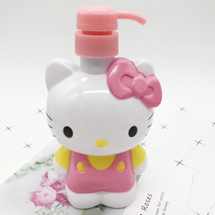 Wholesale 3D Cat Push-type Plastic Bath Bottle Storage Bottle JDC-SB-YaLL001