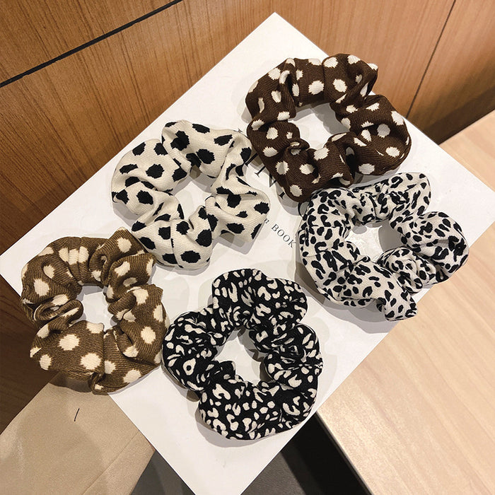 Wholesale Leopard Print Fabric Hairband JDC-HS-QiY010