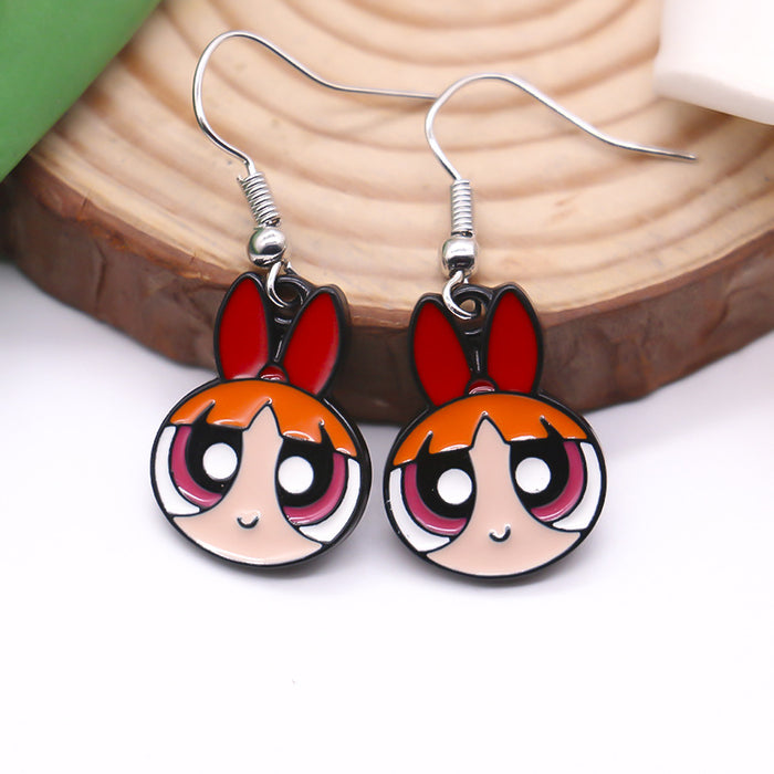 Wholesale Cartoon Children Alloy Earrings JDC-ES-XiuH001