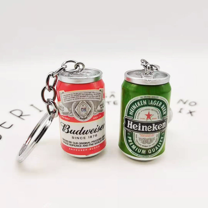 Wholesale PVC Creative Mini Beer Bottle Keychain JDC-KC-XiangY062