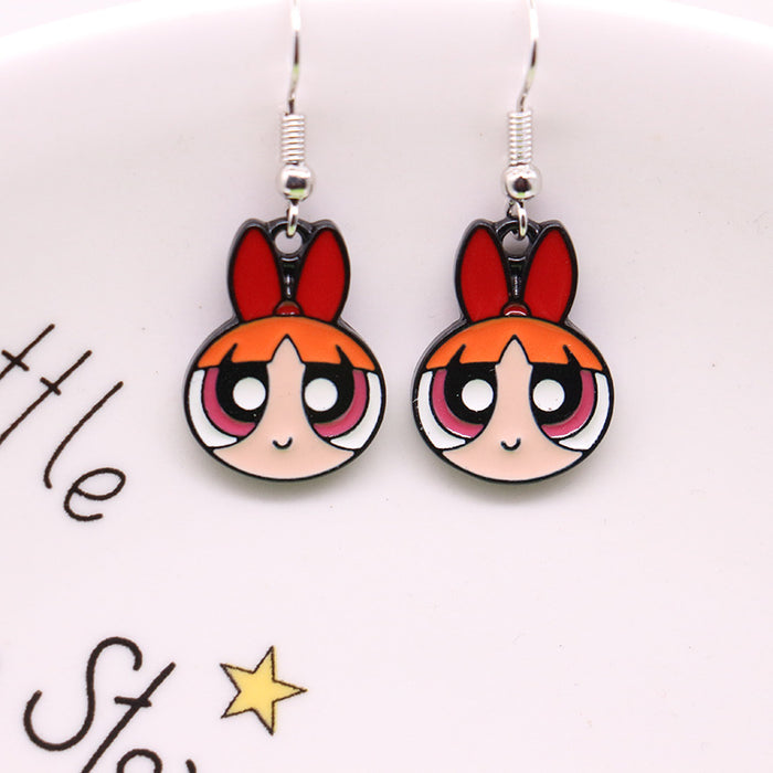 Wholesale Cartoon Children Alloy Earrings JDC-ES-XiuH001