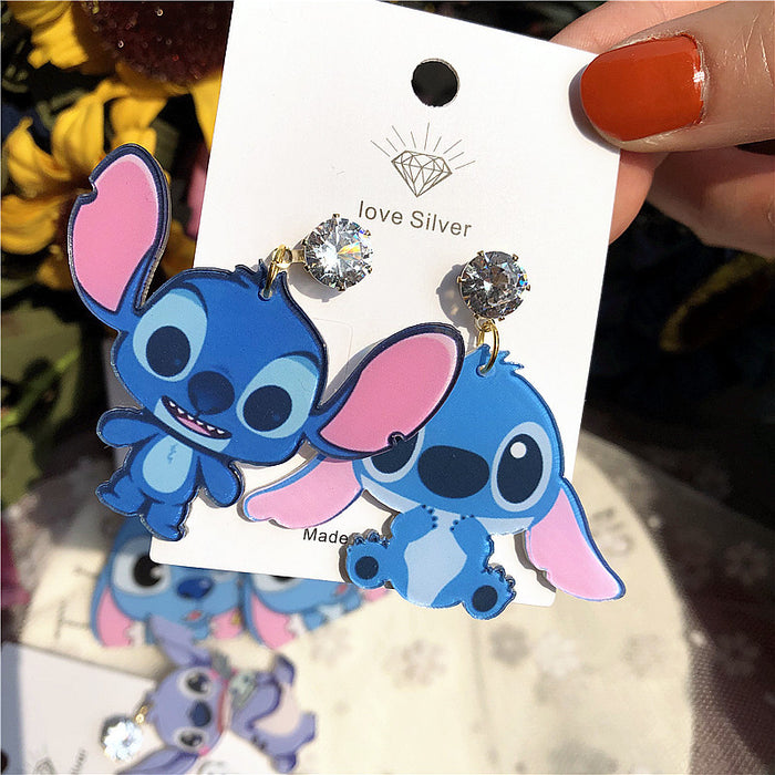 Wholesale Cartoon Acrylic Earrings JDC-ES-Xingj039