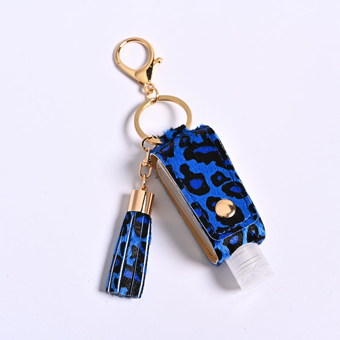 Wholesale Leopard Print PU Leather Case Keychain JDC-KC-JFan010