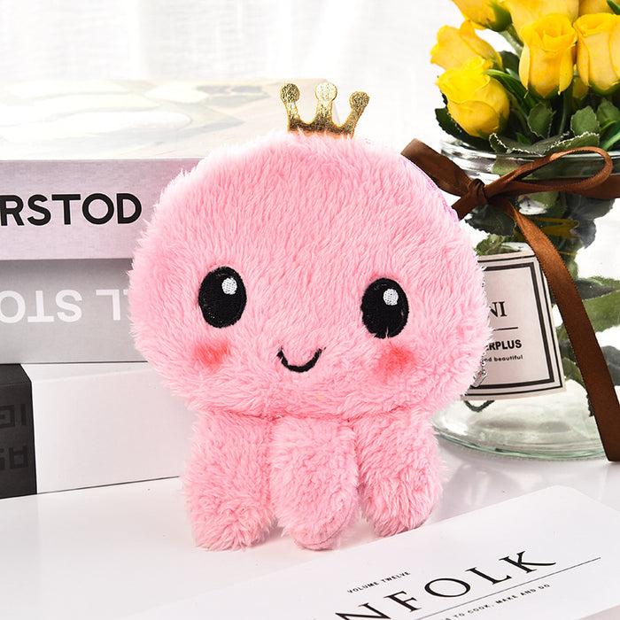 Wholesale Cute Plush Bag Cartoon Octopus Coin Purse JDC-WT-SM011