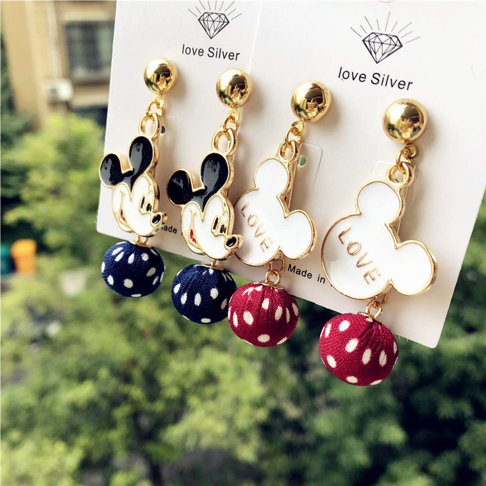 Wholesale Cartoon Alloy Plated Gold Earrings JDC-ES-Xingj050