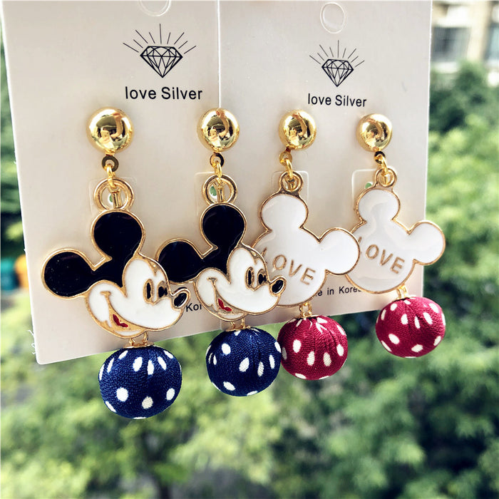 Wholesale Cartoon Alloy Plated Gold Earrings JDC-ES-Xingj050