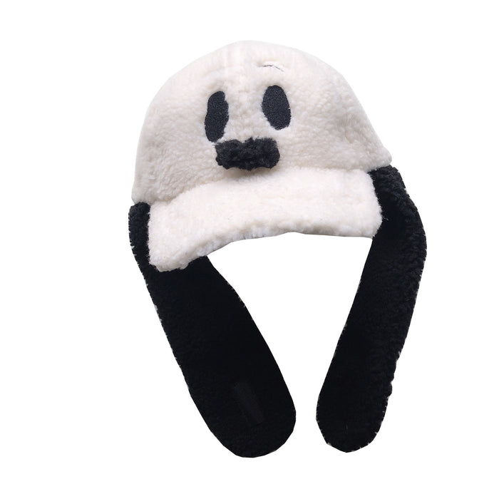 Wholesale Baseball Cap Women's Autumn and Winter Face Small Lamb Hair Cute Snoopy Ears Ear Protection Cap