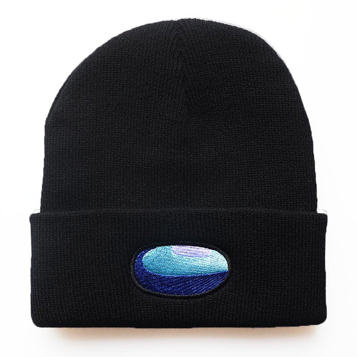 Wholesale Cartoon Embroidery Flower Acrylic Knitted Beanie Hat JDC-FH-LvH023