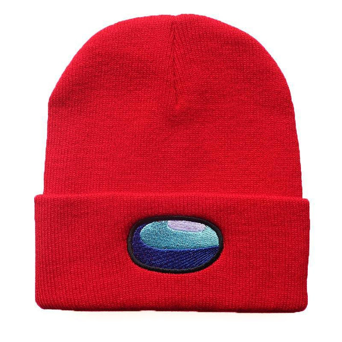 Wholesale Cartoon Embroidery Flower Acrylic Knitted Beanie Hat JDC-FH-LvH023