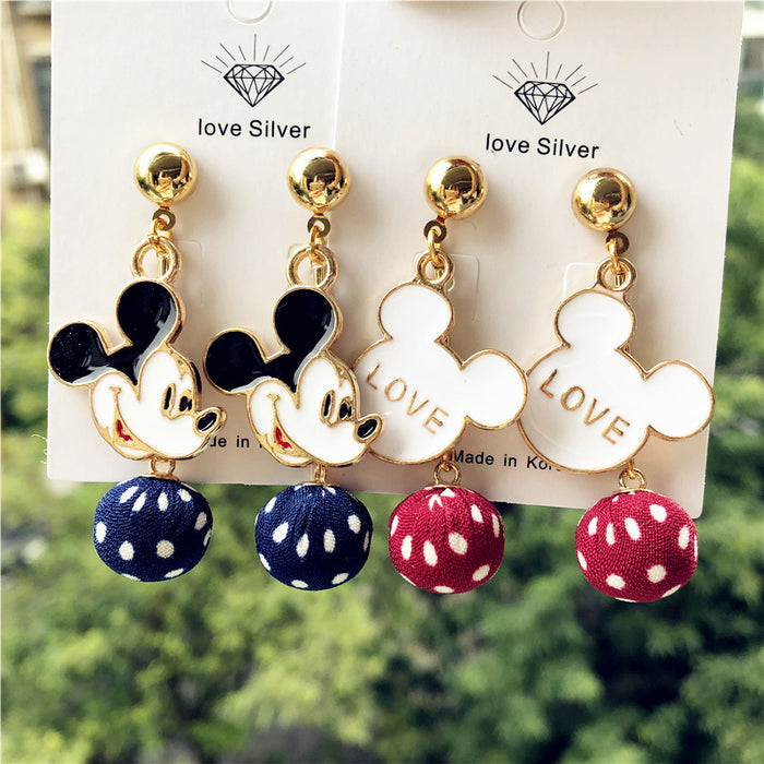 Wholesale Cartoon Alloy Plated Gold Earrings JDC-ES-Xingj050