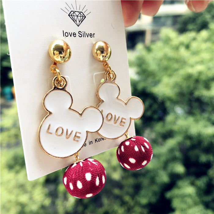 Wholesale Cartoon Alloy Plated Gold Earrings JDC-ES-Xingj050