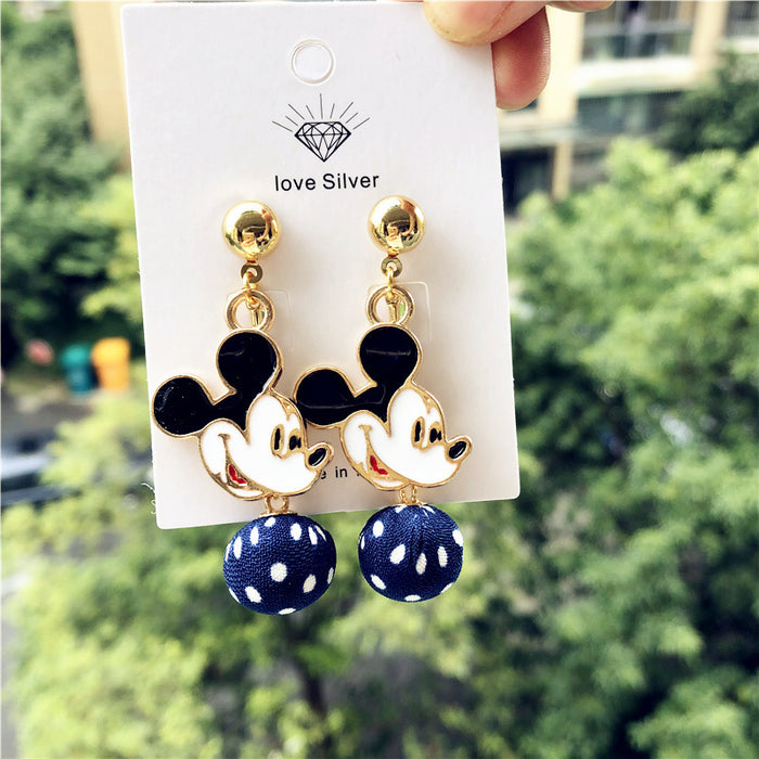 Wholesale Cartoon Alloy Plated Gold Earrings JDC-ES-Xingj050