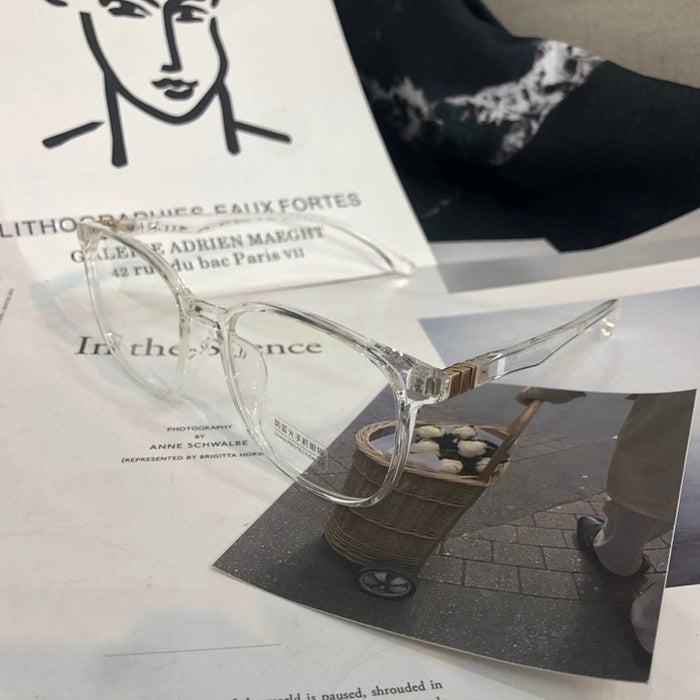 Wholesale Anti blue light glasses TR full frame flat lens protective glasses universal myopia frame