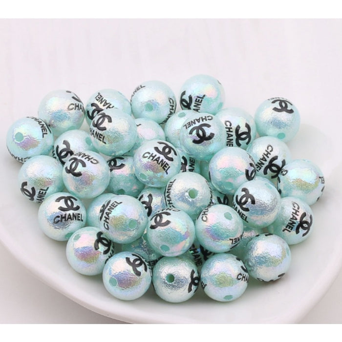 Wholesale 100pcs 16mm Acrylic Imitation Pearl Cream Round Beads JDC-BDS-ZhiXiang002