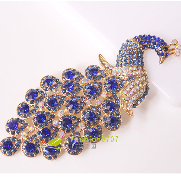 Wholesale Rhinestone Peacock Alloy Brooch Accessories JDC-BC-GuoQY003