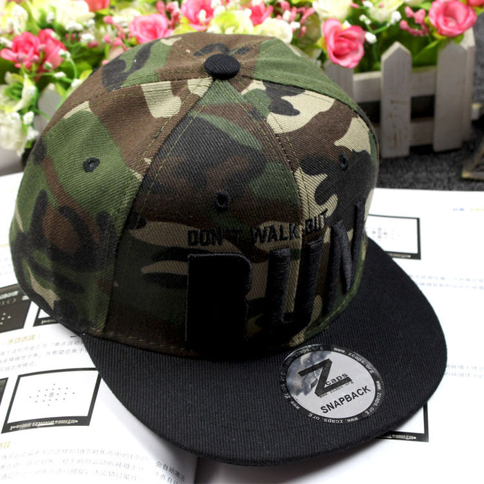 Wholesale Stylish Camouflage Wide Brim Baseball Cap Hip Hop Street Style Casual Sun Hat For Adults