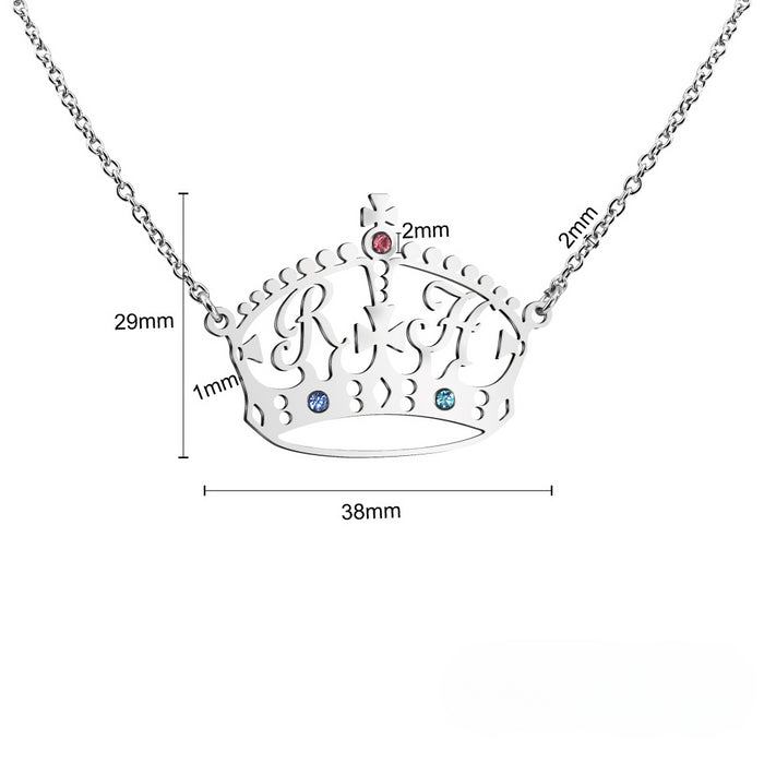 Wholesale Valentine's Day Stainless Steel Diamond Necklace JDC-NE-YiJia007