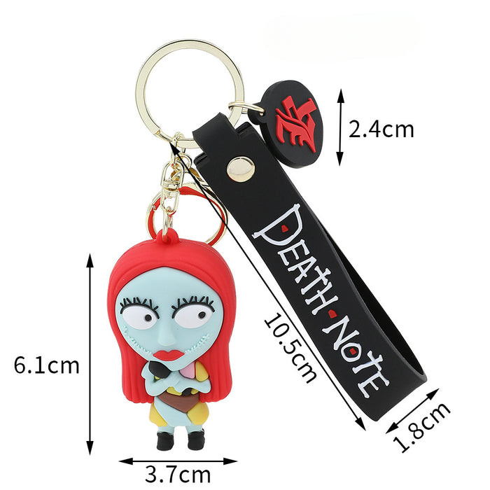 Wholesale Halloween Cartoon Silicone Doll Keychain JDC-KC-QiChao053