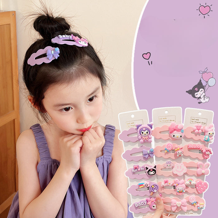 Wholesale Children's Hair Accessories Hairpins Kulomi Stall One Meter Cartoon Hairpin Back of The Head Broken Hairpin Large BB Hairpin JDC-HC-Zaix003