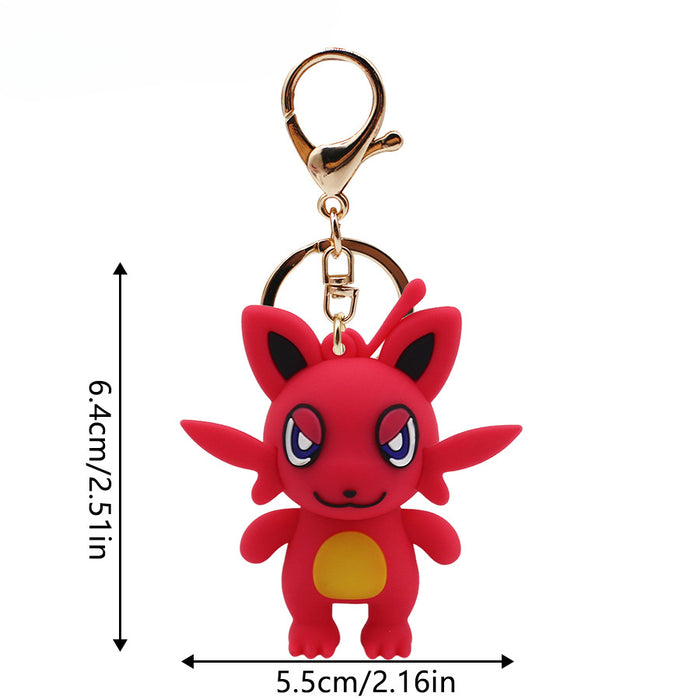 Wholesale Cartoon Cute Anime PVC Keychains JDC-KC-HaoAn007