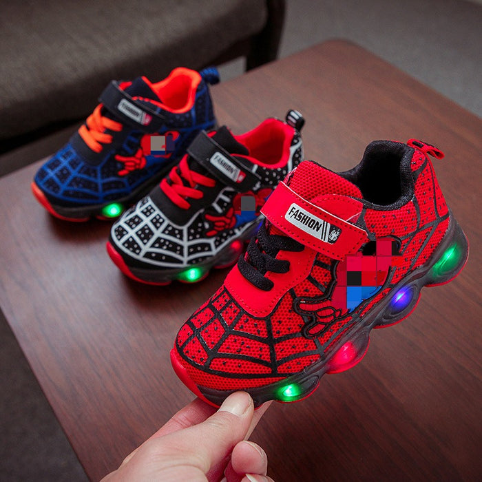 Wholesale Illuminated Mesh Children's Sports Shoes Kids Shoes JDC-KS-GS001