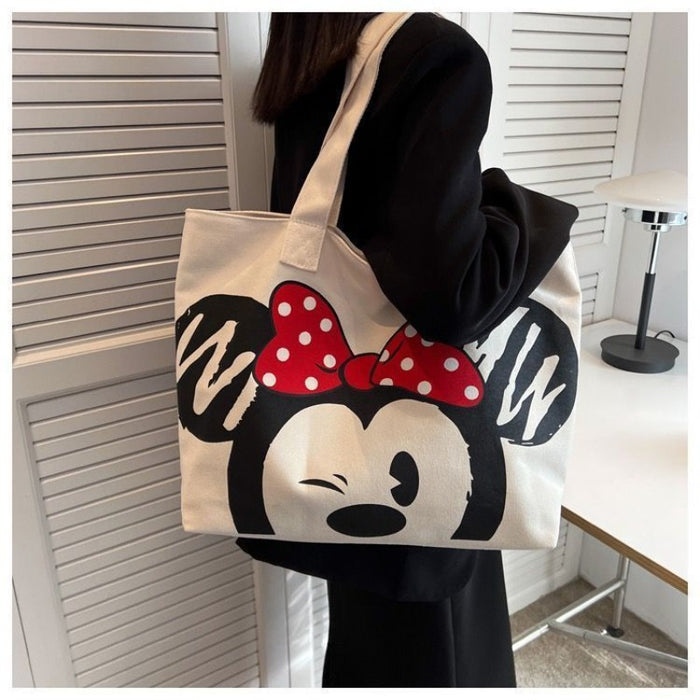 Wholesale Canvas College Harajuku Style Mickey Shoulder Bag JDC-SD-JingS002