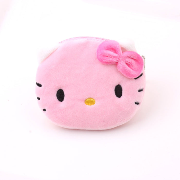 Wholesale Plush Cute Coin Purse Cartoon Fabric Women's Key Bag Coin Bag JDC-WT-SM001