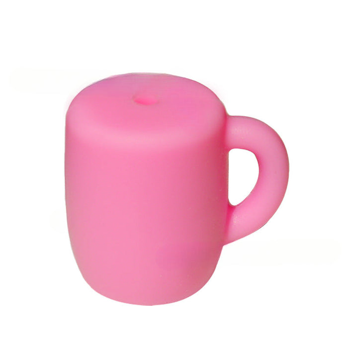Wholesale 10PCS Water Cup Solid Color Silicone Beads JDC-BDS-HongZhou006