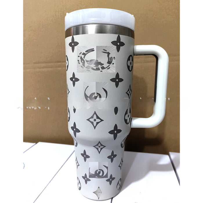 Wholesale Tumbler 40oz Stainless Steel Handle Large Capacity Ice Cup Car Cup JDC-CUP-SanS003